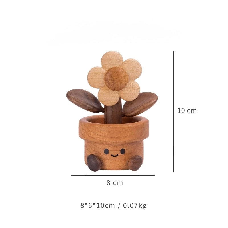 Jellycat-Inspired Blossom Smile Wooden Aroma Diffuser & Car Décor