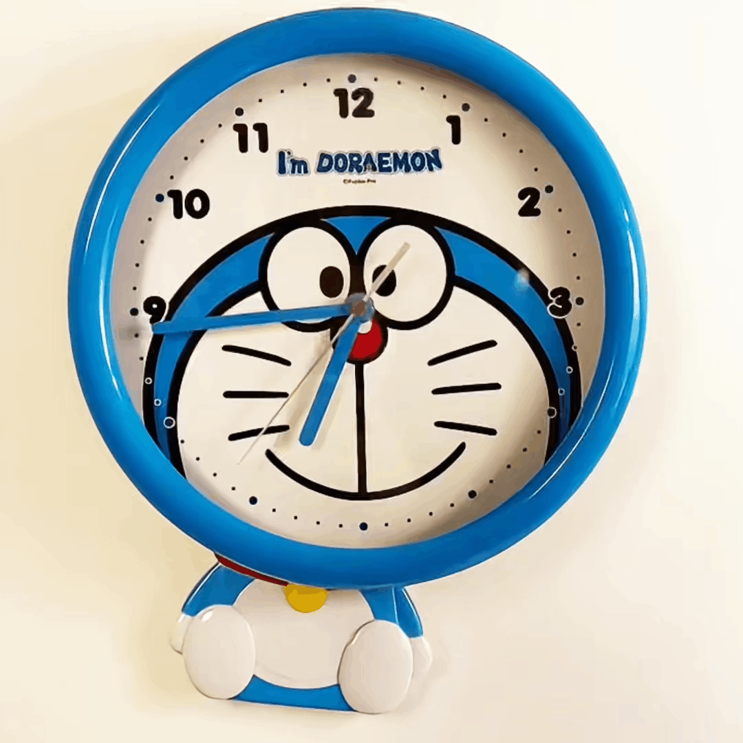 Officially Licensed Doraemon Pendulum Wall Clock