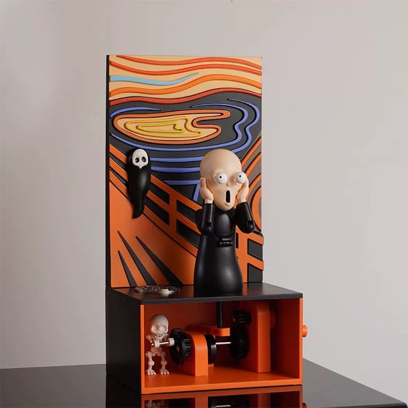 Original 'The Scream' Automata Art