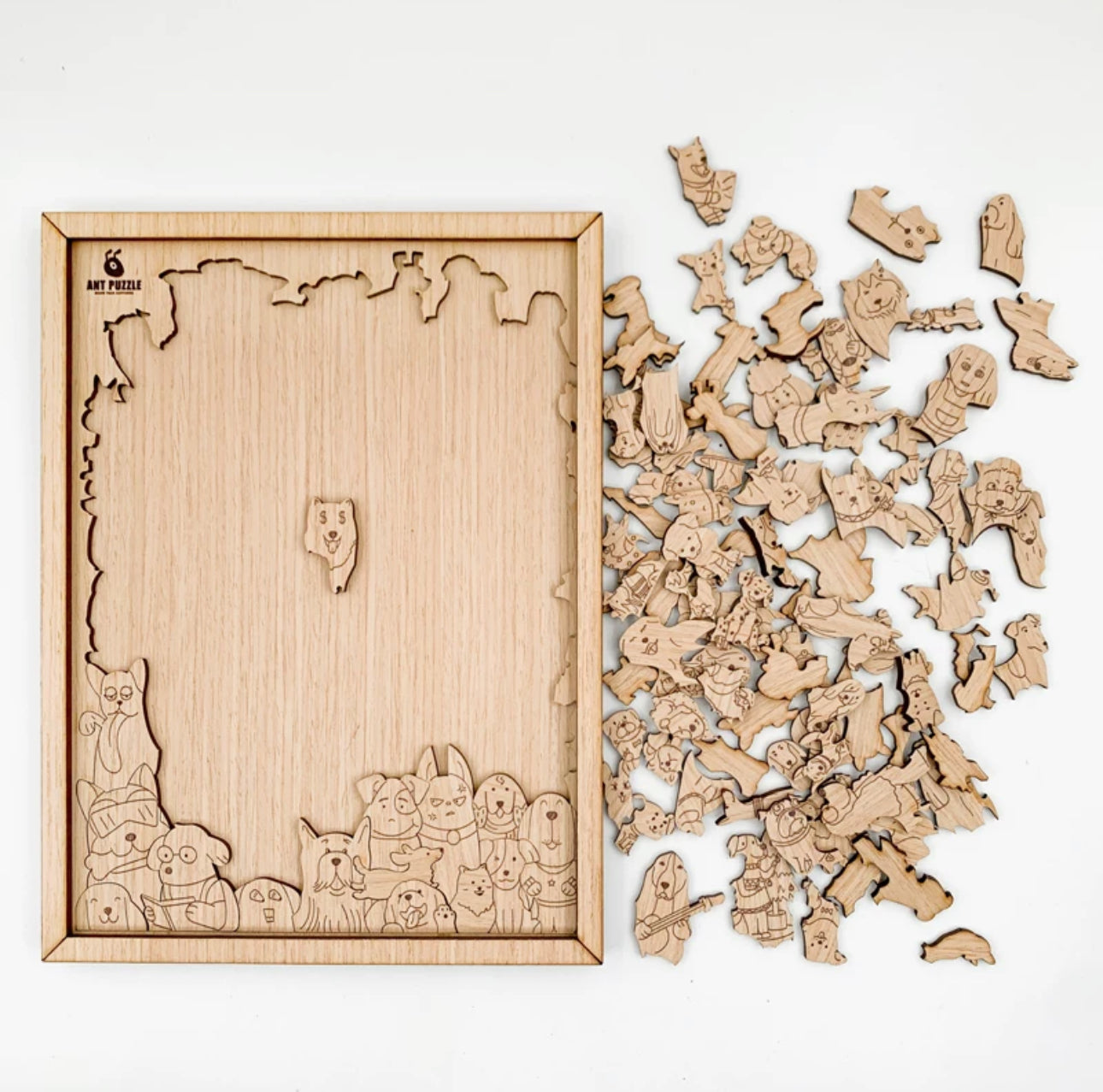 Magnetic wooden puzzle online