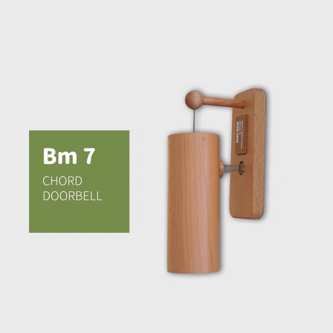 Original WIND SONG™ Wooden Door Chime – Handcrafted Harmony for Every Entry