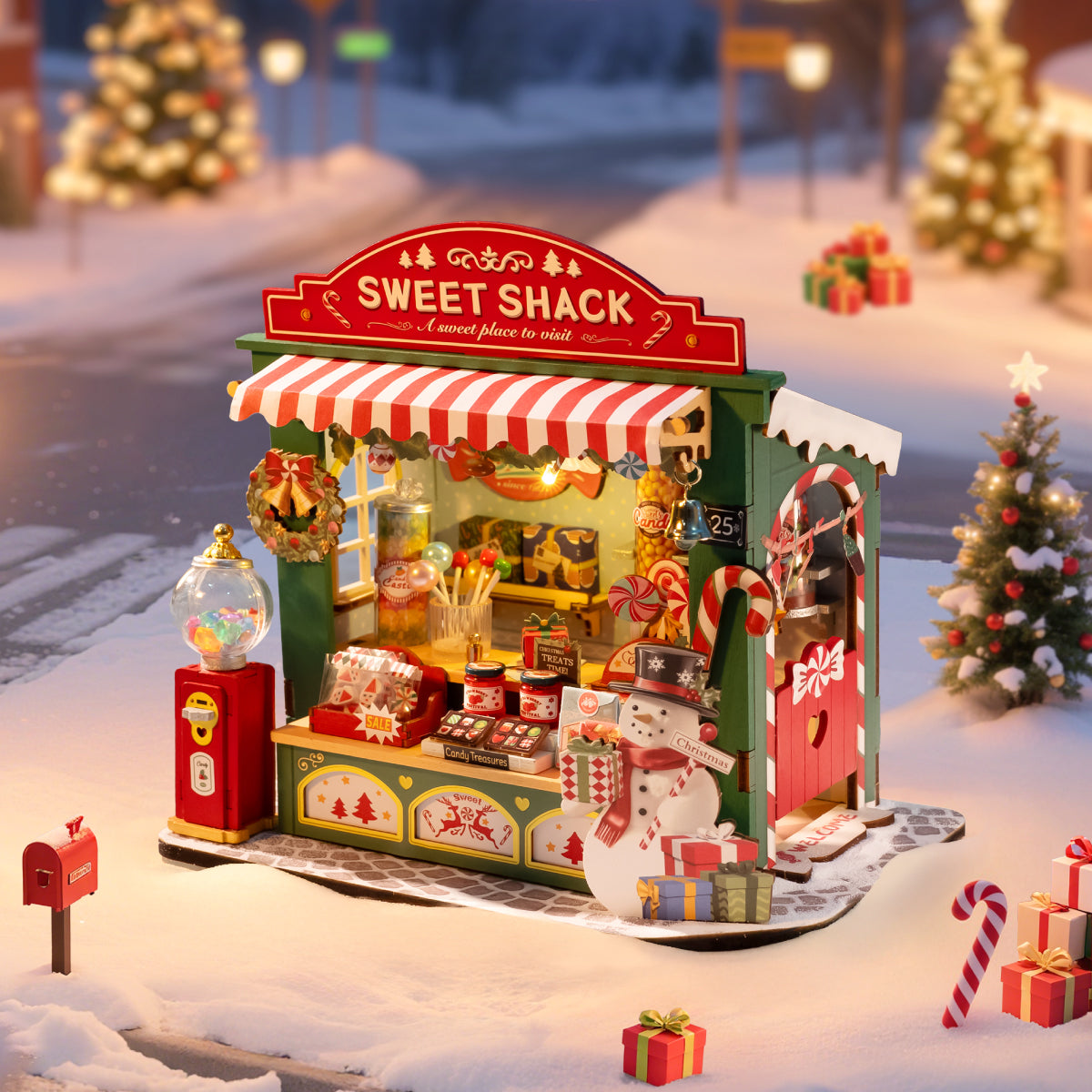 Christmas Candy Stand DIY Miniature House