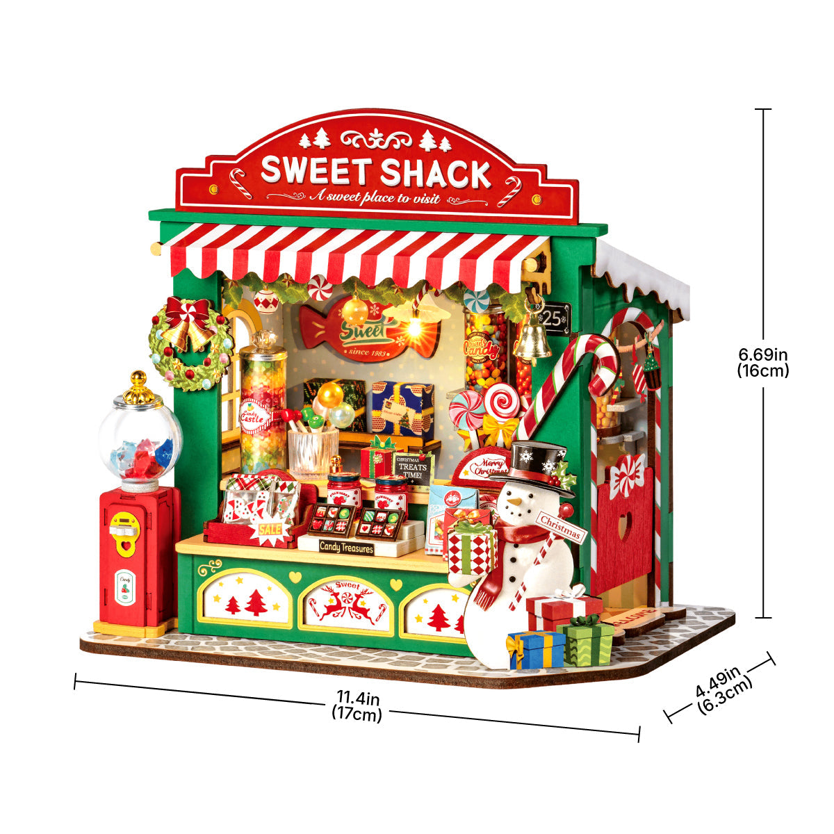 Christmas Candy Stand DIY Miniature House