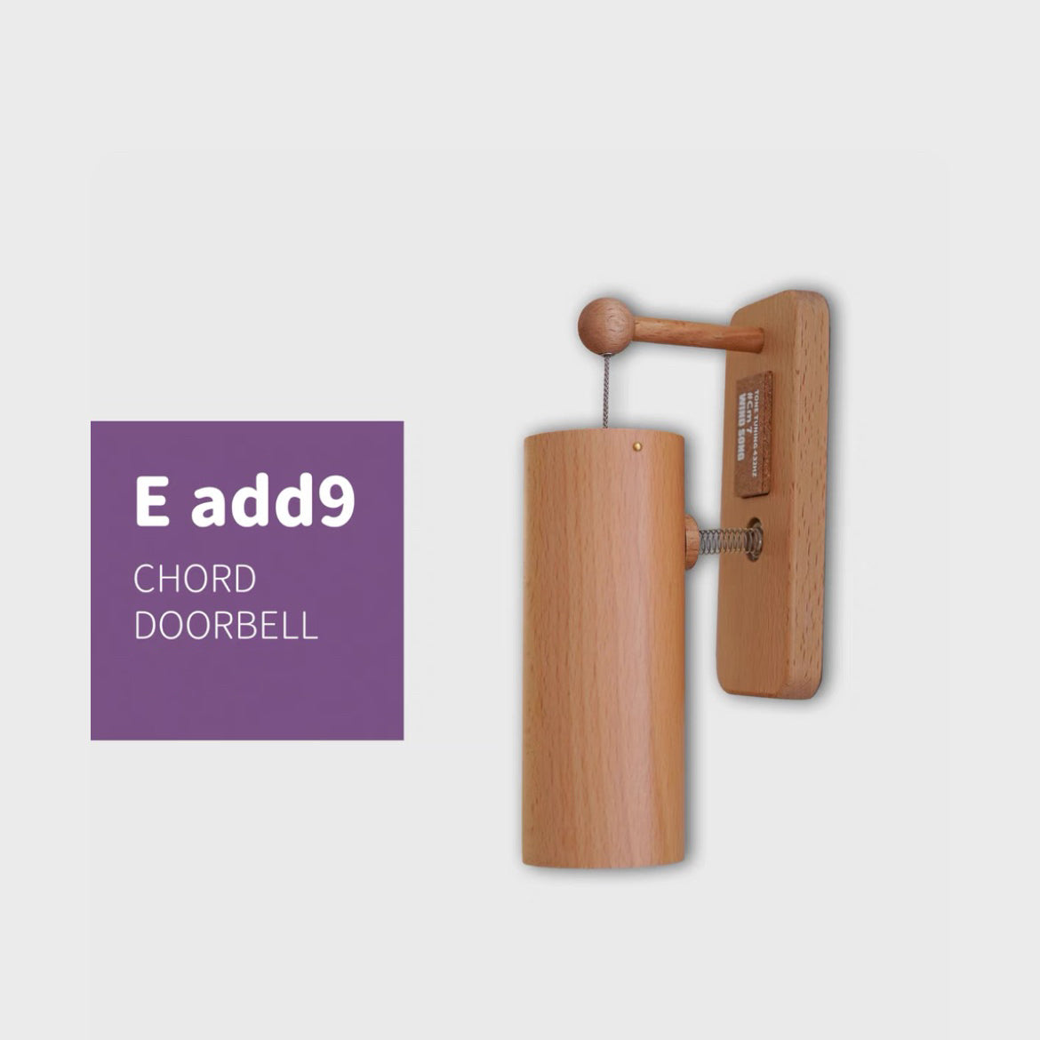 Original WIND SONG™ Wooden Door Chime – Handcrafted Harmony for Every Entry