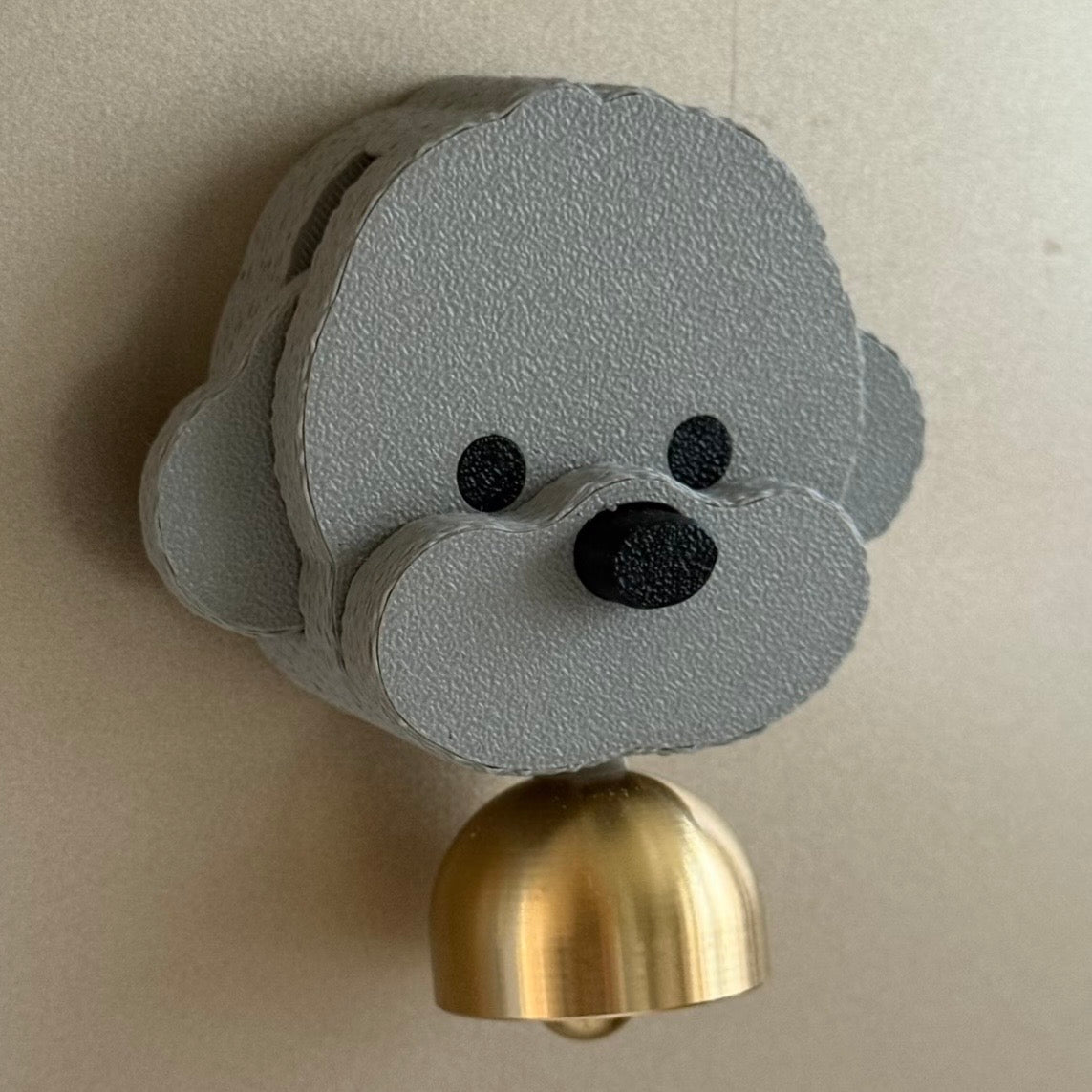 Cute Puppy Door Bell Wall Decor for Entryway | CRAFTSMM