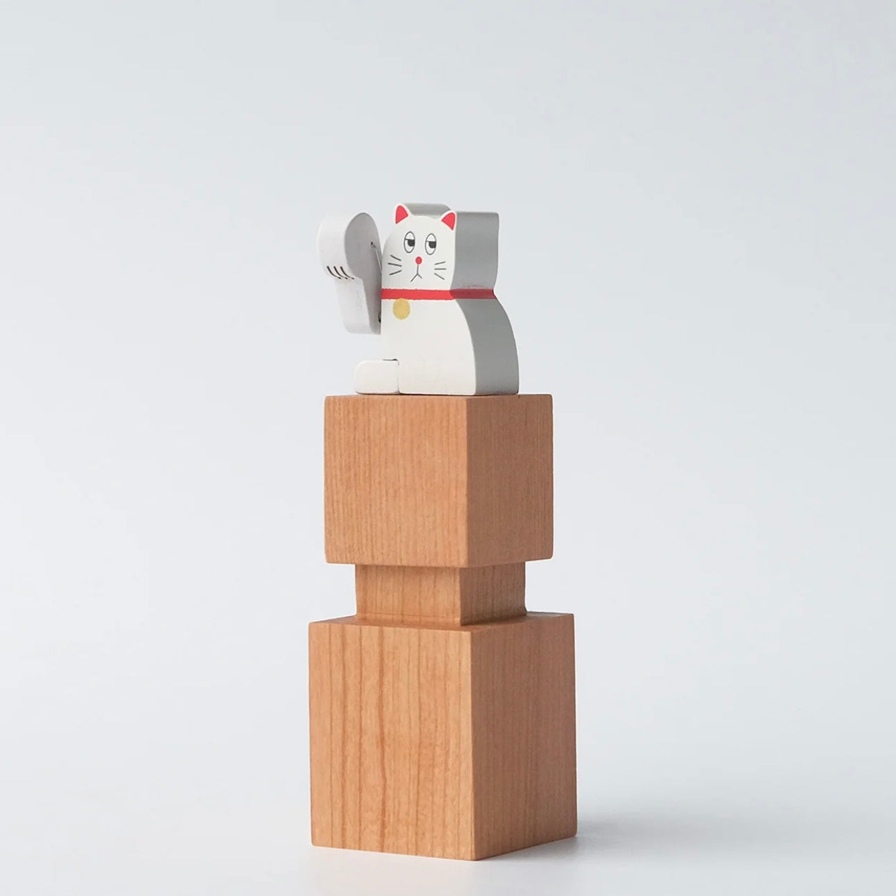 New Arrivals-Lucky Automata Cat Wooden Stamp