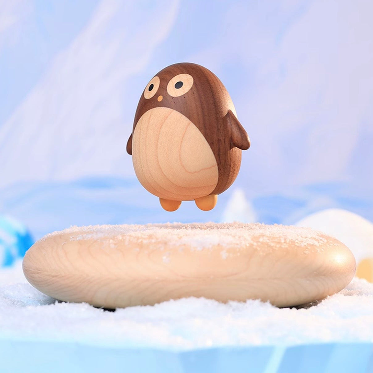 Magnetic Levitation Wooden Penguin — Floating Decor