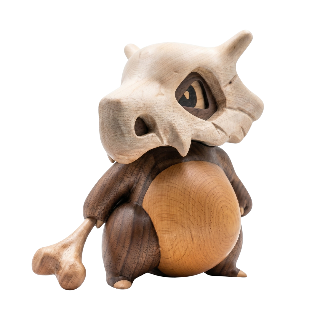 Original Handmade Wooden Max Pokemon Cubone
