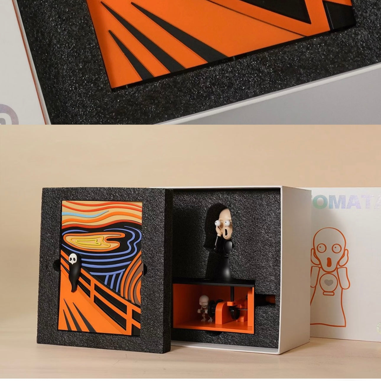 Original 'The Scream' Automata Art