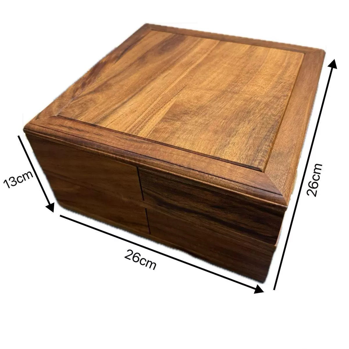 Ultra Multi-Layer Rotating Solid Wood Jewelry Storage Box