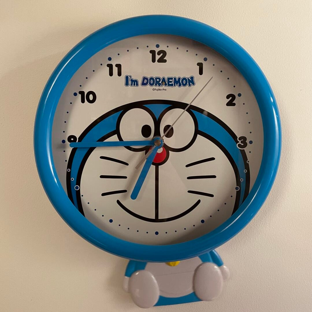 Officially Licensed Doraemon Pendulum Wall Clock