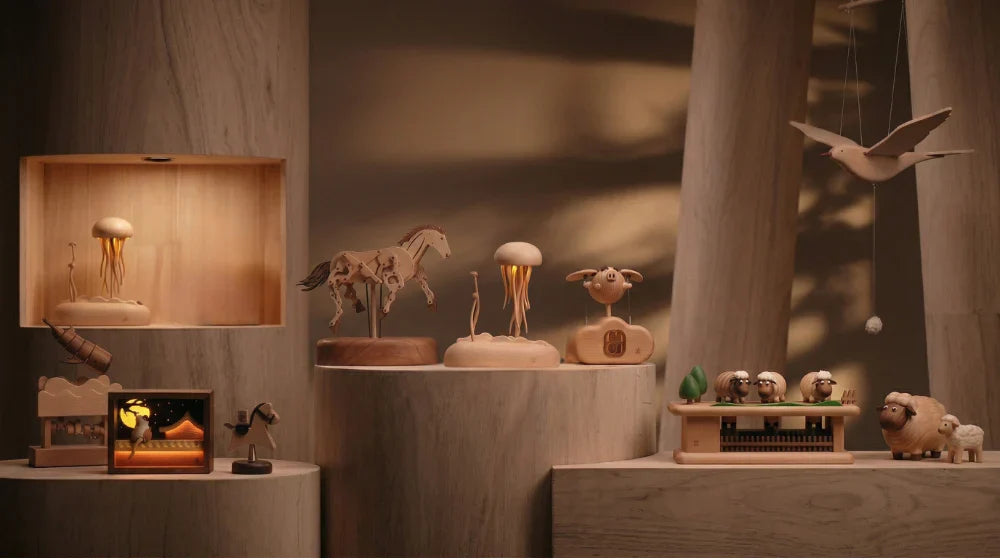 CRAFTSMM Retail Display Showcase: Wooden Gifts Made for Retail Stores