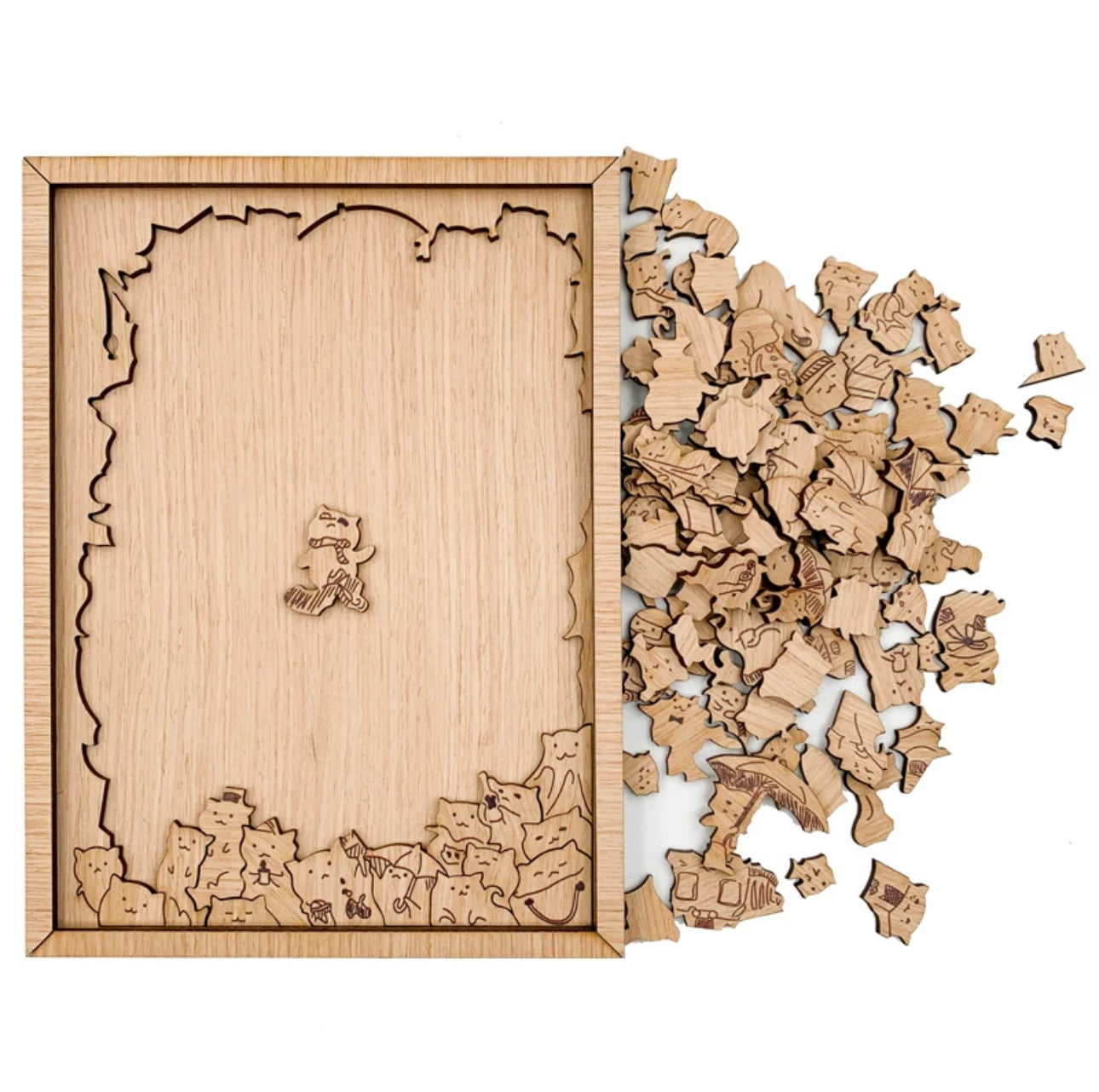 Magnetic Wooden Animal Puzzle Also Double As A  Home Decor