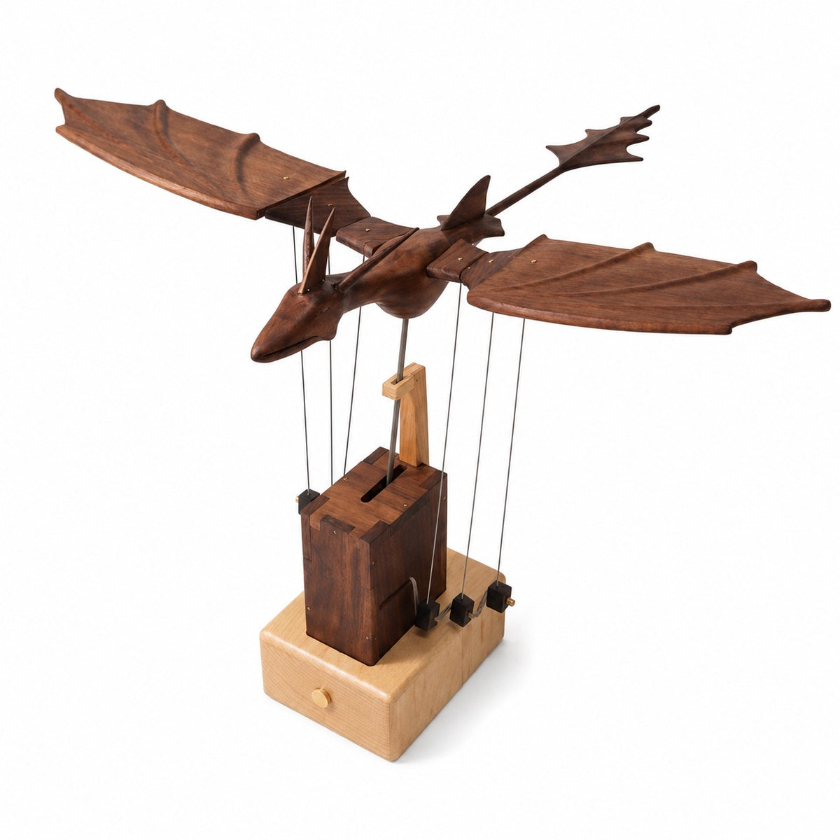 Original Wooden Dragon Automata