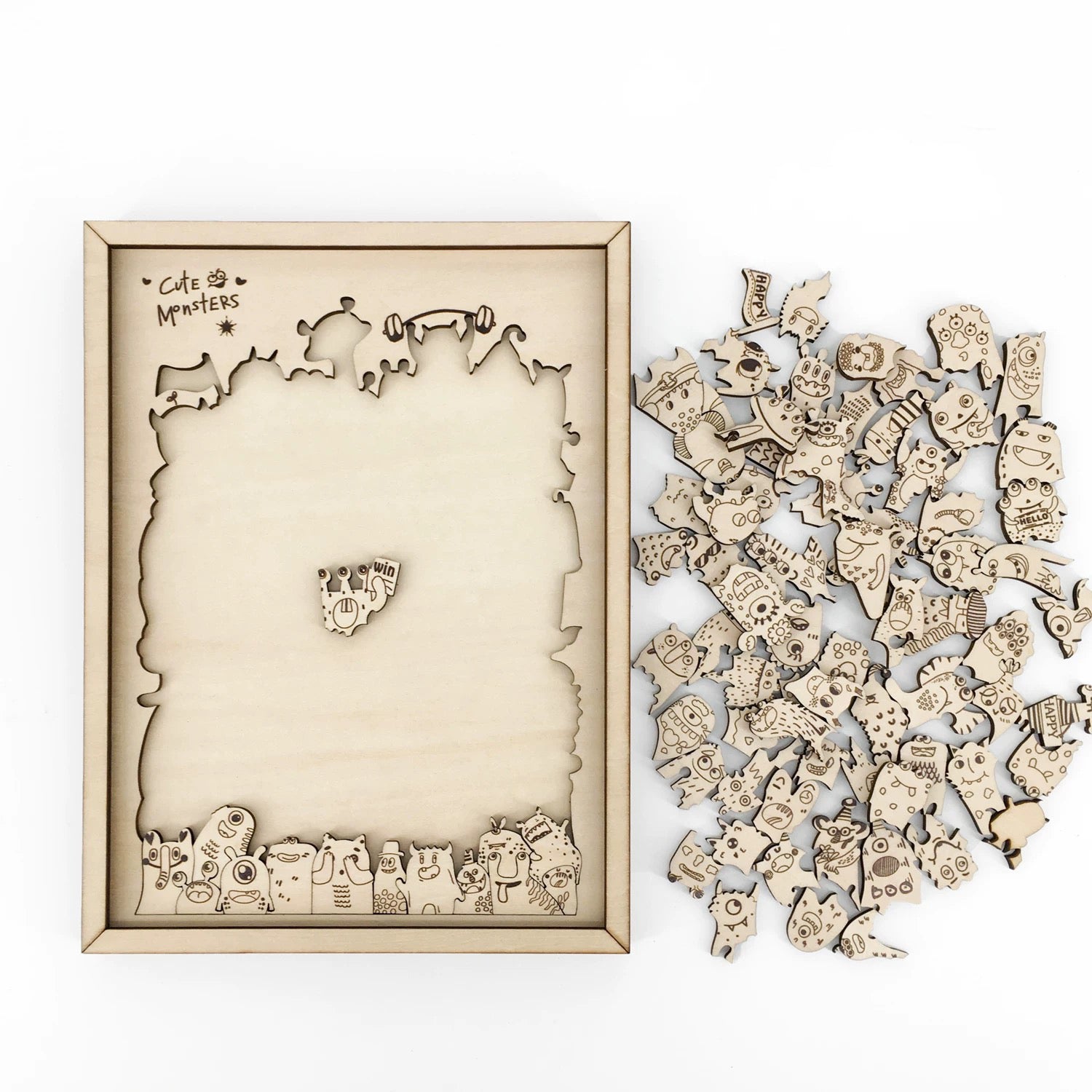 Magnetic Wooden Animal Puzzle Also Double As A  Home Decor