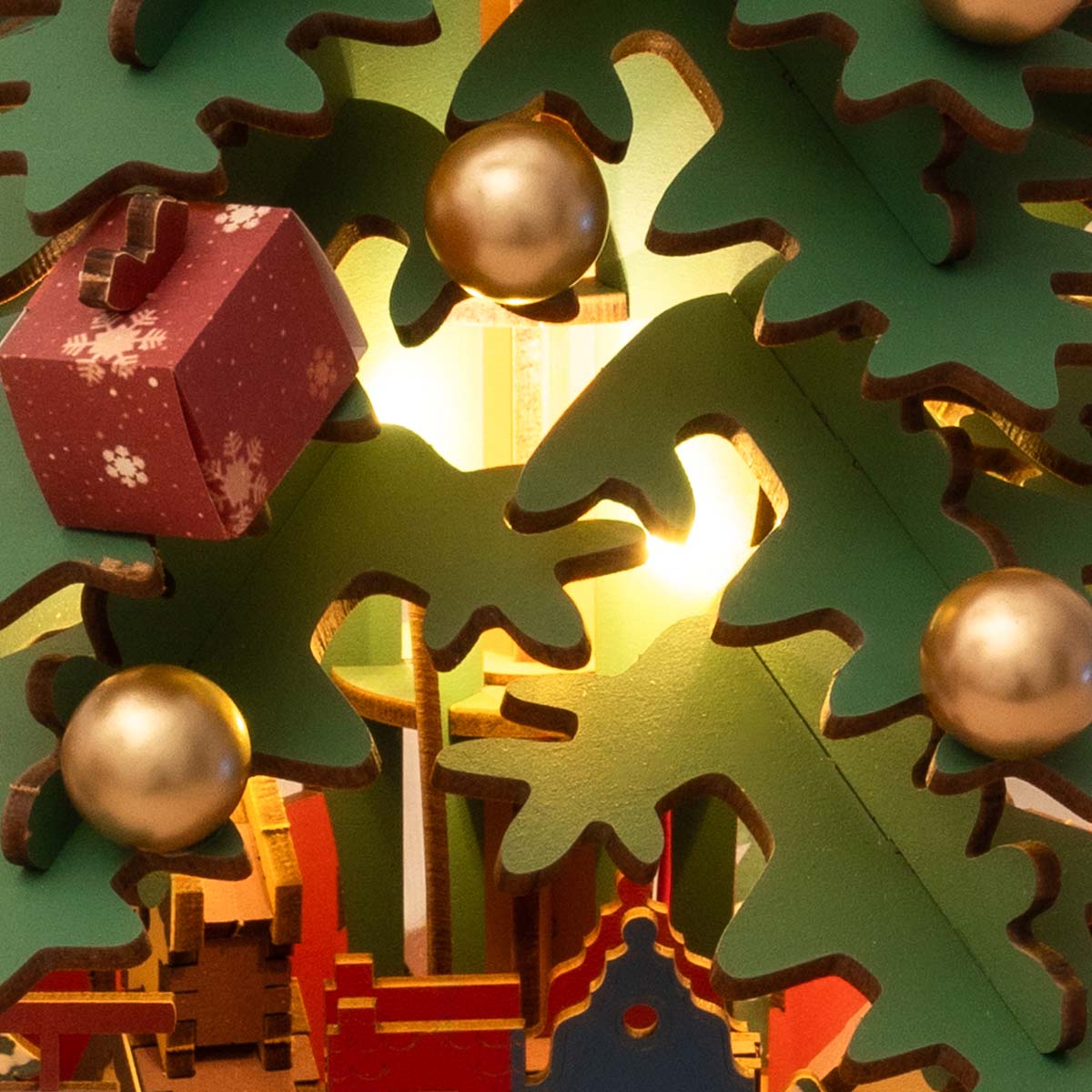 Christmas Melody Tree — 3D Wooden Puzzle Music Box