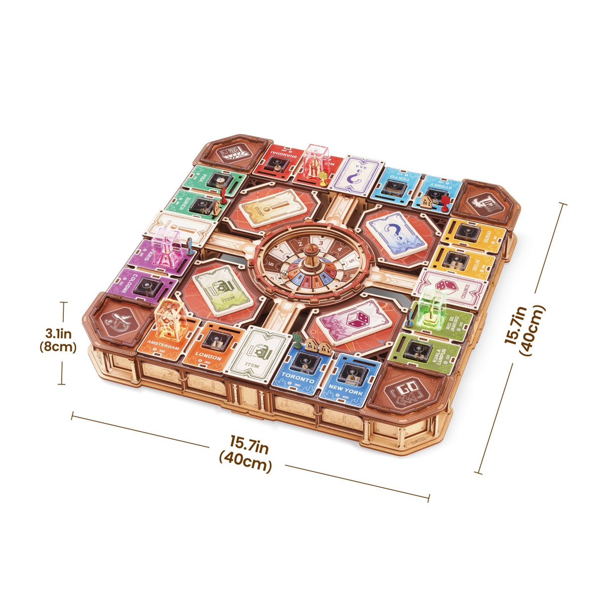 Fortune Quest 2-in-1 3D Wooden Board Game
