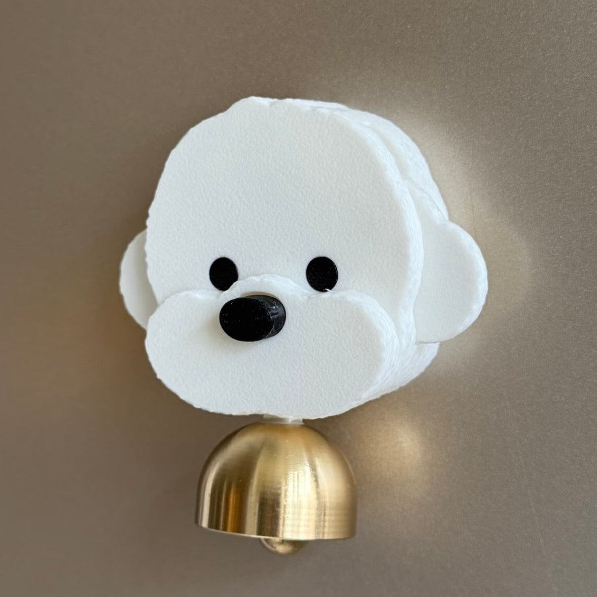Cute Puppy Door Bell Wall Decor for Entryway | CRAFTSMM