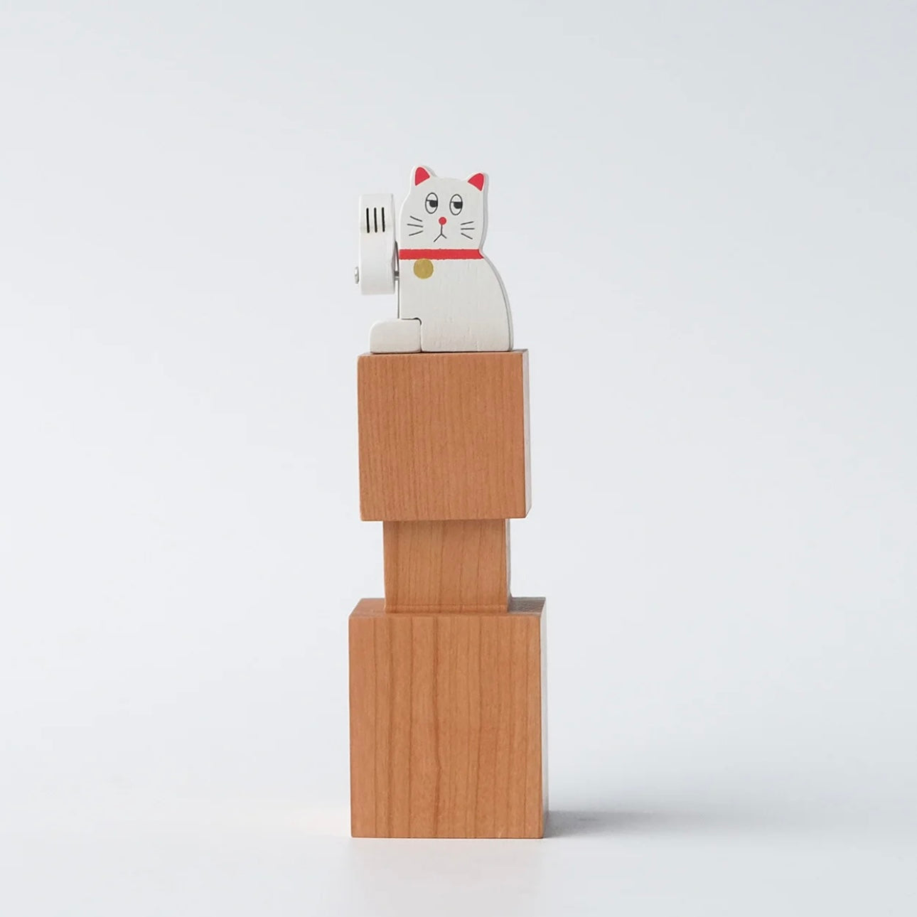 New Arrivals-Lucky Automata Cat Wooden Stamp