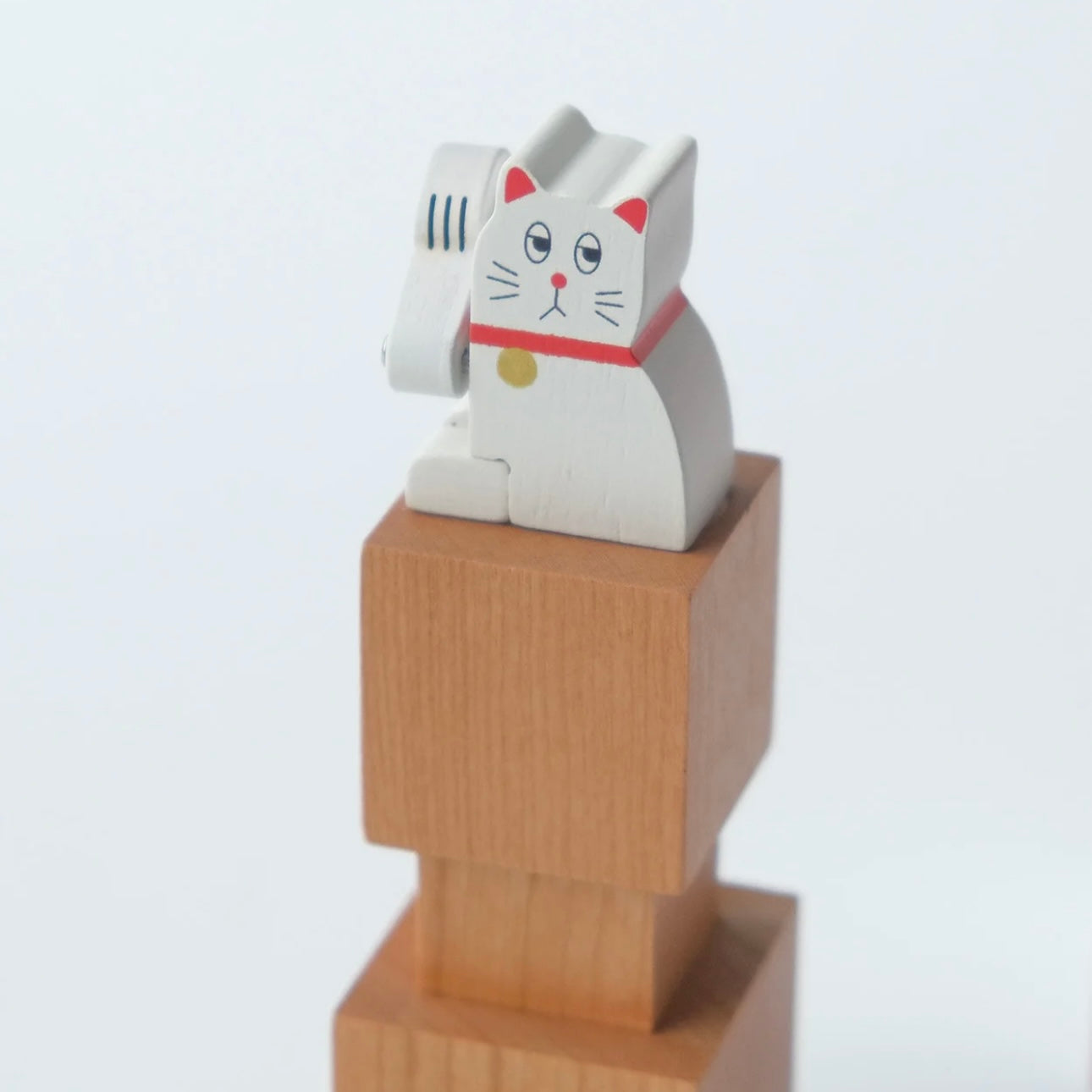 New Arrivals-Lucky Automata Cat Wooden Stamp