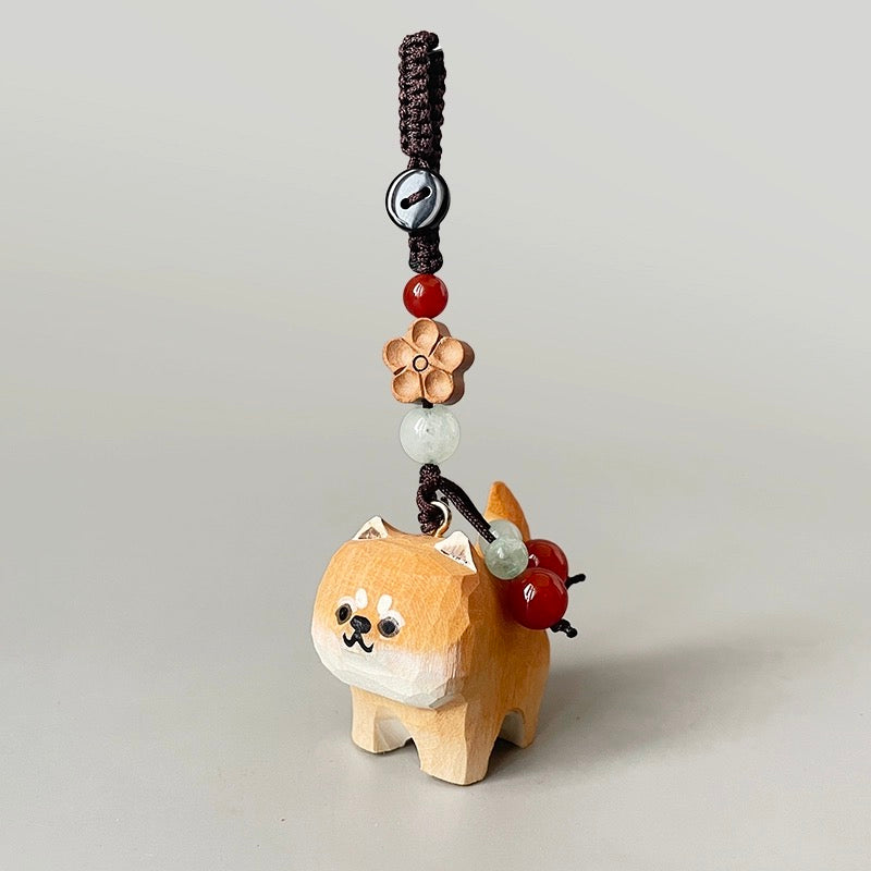 Hand-carved Small Animals Keychain