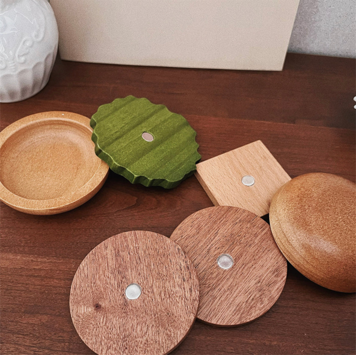 Unique and Stylish Fun Coasters Set for Drinks - Perfect Table Decor and Gift for Housewarming and Birthdays!
